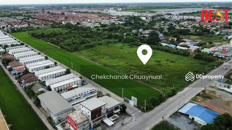 ขายที่ดินสวยมาก บางบัวทอง 28-2-80ไร่ ติดถนน2ด้าน หน้า160ม. เพียง13.5k/วา. – รูปที่ 4