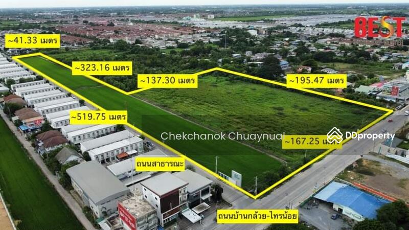 ขายที่ดินสวยมาก บางบัวทอง 28-2-80ไร่ ติดถนน2ด้าน หน้า160ม. เพียง13.5k/วา. ขายที่ดินสวยมาก บางบัวทอง 28-2-80ไร่ ติดถนน2ด้าน หน้า160ม. เพียง13.5k/วา.