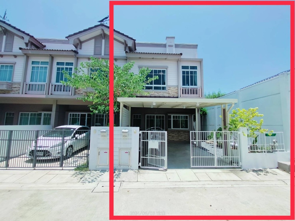 For sale: Indy 3, corner plot, 25.8 sq.w., Baan Tide Mai, Soi Tabeum