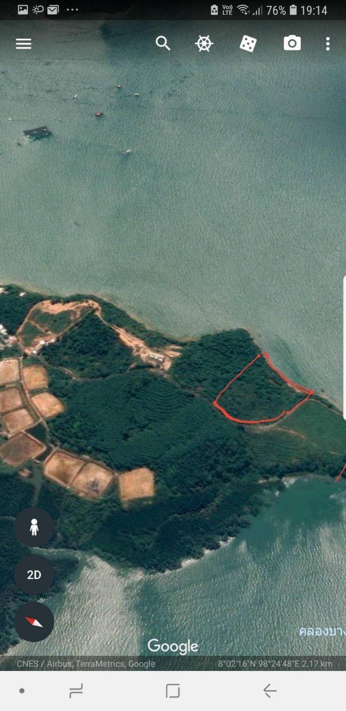 Land for sale next to Ao Po Beach, Thalang District, Phuket Province, with title deed, total area 26 rai. – รูปที่ 4