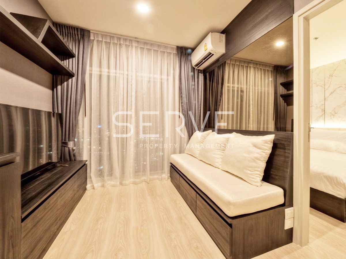 🔥ห้องมุม 1นอน ชั้นสูงสุดๆ เฟอร์แน่นมาก ห้องแต่งสวย พร้อมอยู่ บนทำเลดี ติด MRT ศูนย์วัฒนธรรม @ Noble Revolve Ratchada 2 – รูปที่ 2