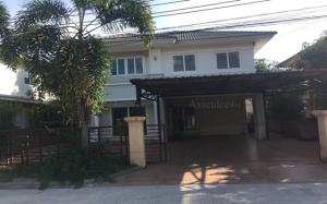 House for rent in Ratchaphruek area, single house for rent, Casa Ville Ratchaphruek-Rattanathibet 2, house with furniture, near Denla International School