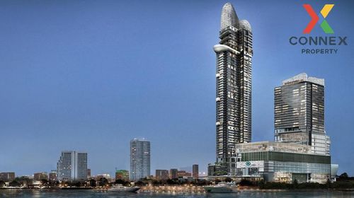 For Sale Condo , Canapaya Residences , nice view , high floor , river view , wide frontage , Bang Khlo , Yannawa , Bangkok ,    CX-109537