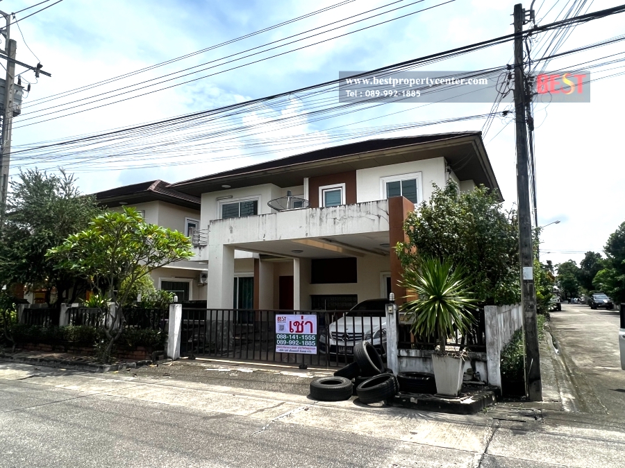 For rent: Single house, Dusit Grand Park, large house, corner, project on main road