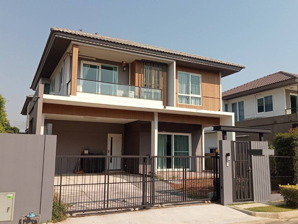 2-storey detached house for rent, Manthana Village, Kanlapaphruek - Ring Road, 3 bedrooms, 3 bathrooms, fully furnished, ready to move in, near The Mall Bang Khae 2-storey detached house for rent, Manthana Village, Kanlapaphruek - Ring Road, 3 bedrooms, 3 bathrooms, fully furnished, ready to move in, near The Mall Bang Khae