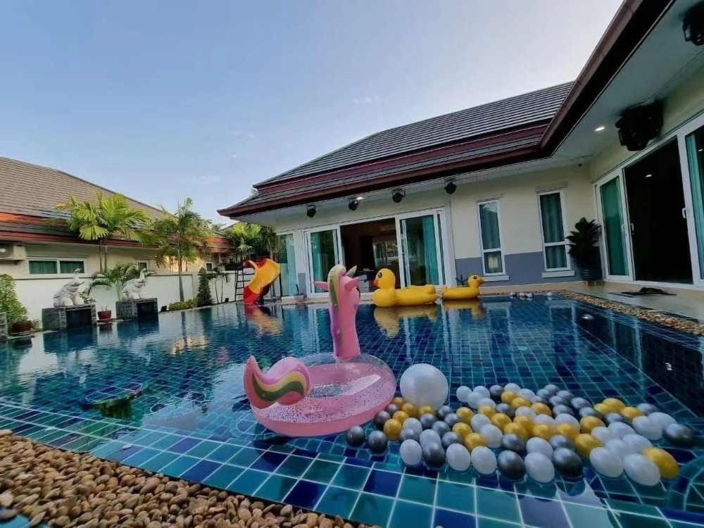 บ้านพูลวิลล่าพัทยา (เจ้าของเช่าเอง)ที่ Baan Dusit Pattaya Hill บ้านใหม่ สวยมาก