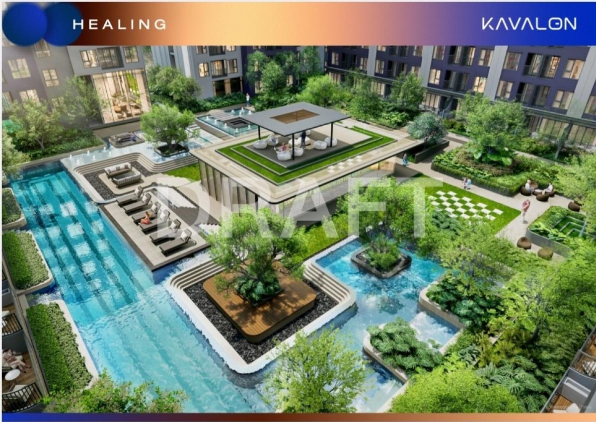 Kavalon Duplex pool access ชิดรั้ว ม.กรุงเทพ