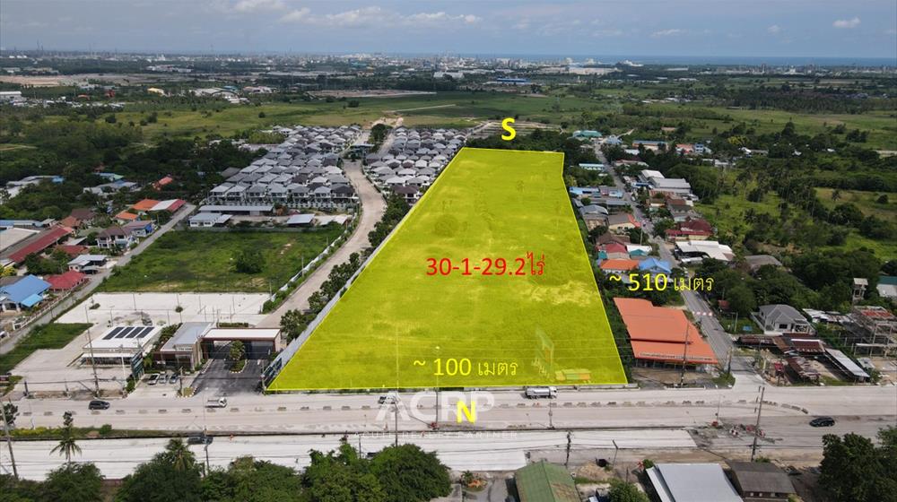 Land for sale on Sukhumvit Road, Huay Pong, Rayong. Land for sale on Sukhumvit Road, Huay Pong, Rayong.