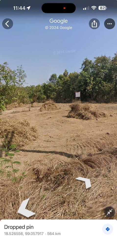 Land on a local road, beautiful plot