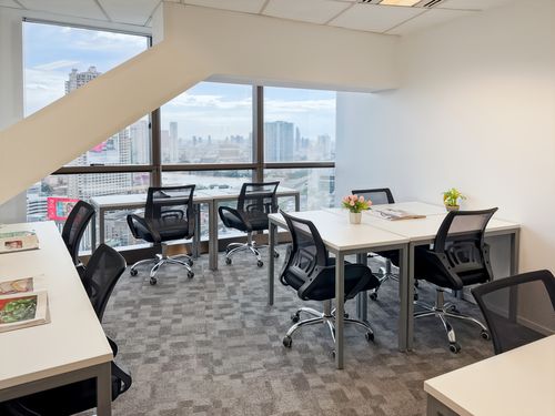 ทำงานอย่างมีประสิทธิภาพยิ่งขึ้นในพื้นที่ออฟฟิศแบบแชร์ใน Regus Chartered Square