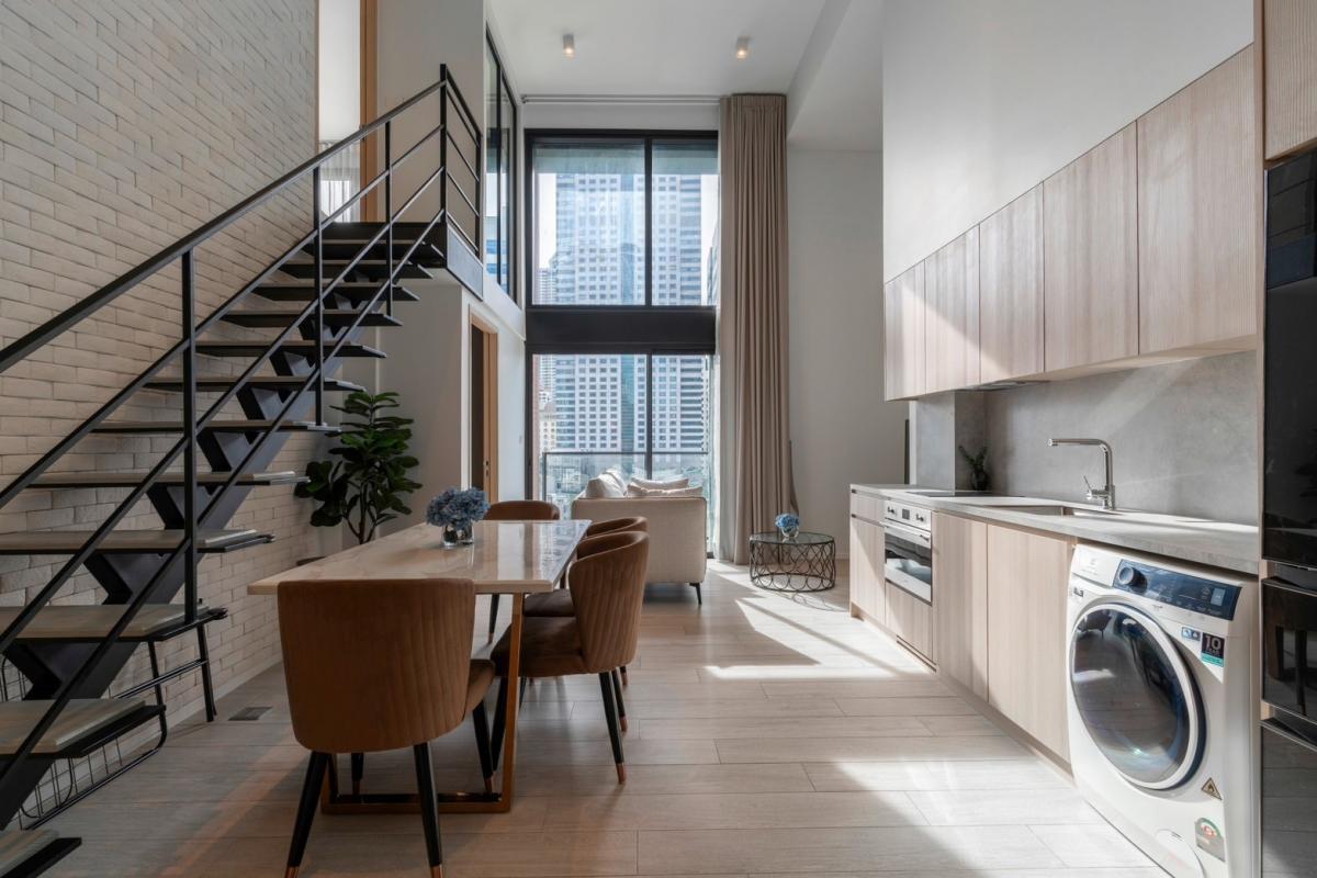 The Lofts Silom | 2BR 2BT  [Lofts - Hybrid Special unit with Garden View] Special Layout | 75 Sq.M. – รูปที่ 3