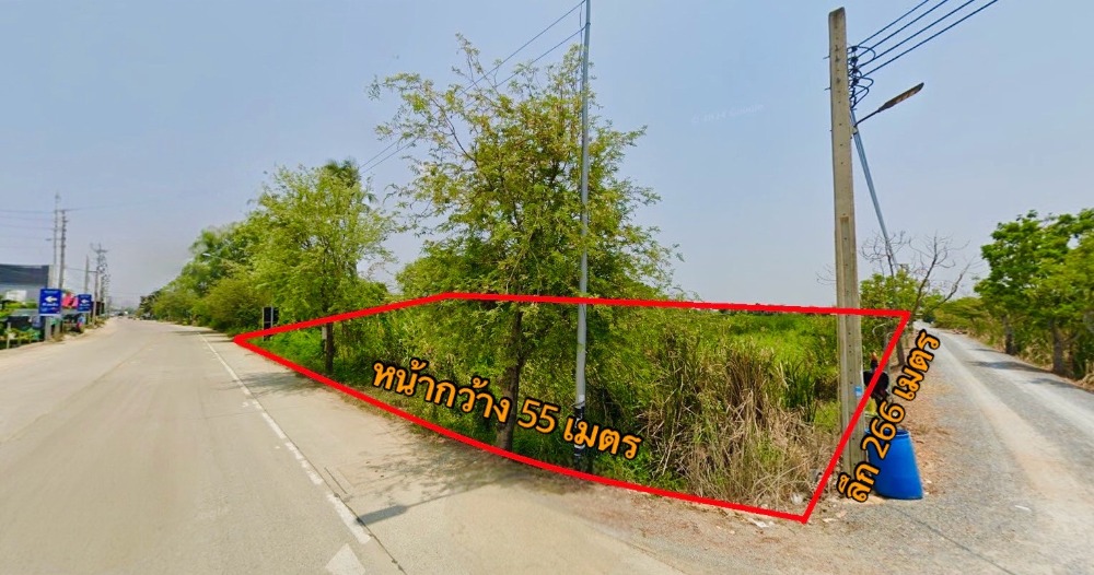 ขายที่ดินผืนใหญ่นนทบุรี ติดถนนกว้างเกิน 10 เมตร ซอยวัดพระเงิน (บางม่วง-บางคูลัด) อ.บางกรวย(บางใหญ่) นนทบุรี Land for sale Nontaburi – รูปที่ 3