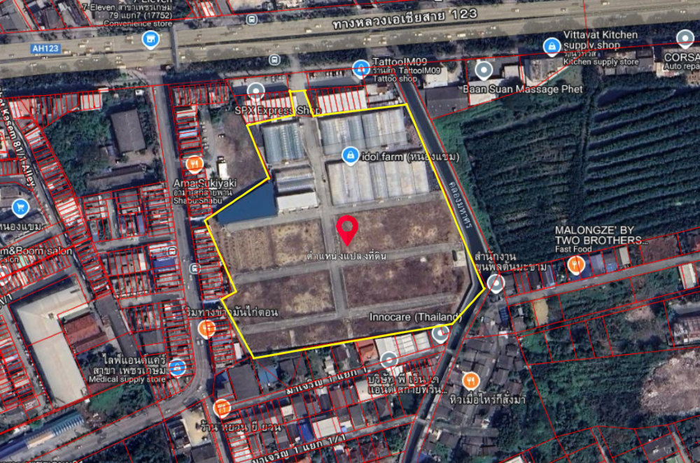 For sale: vacant land on Phetkasem Road 81 For sale: vacant land on Phetkasem Road 81