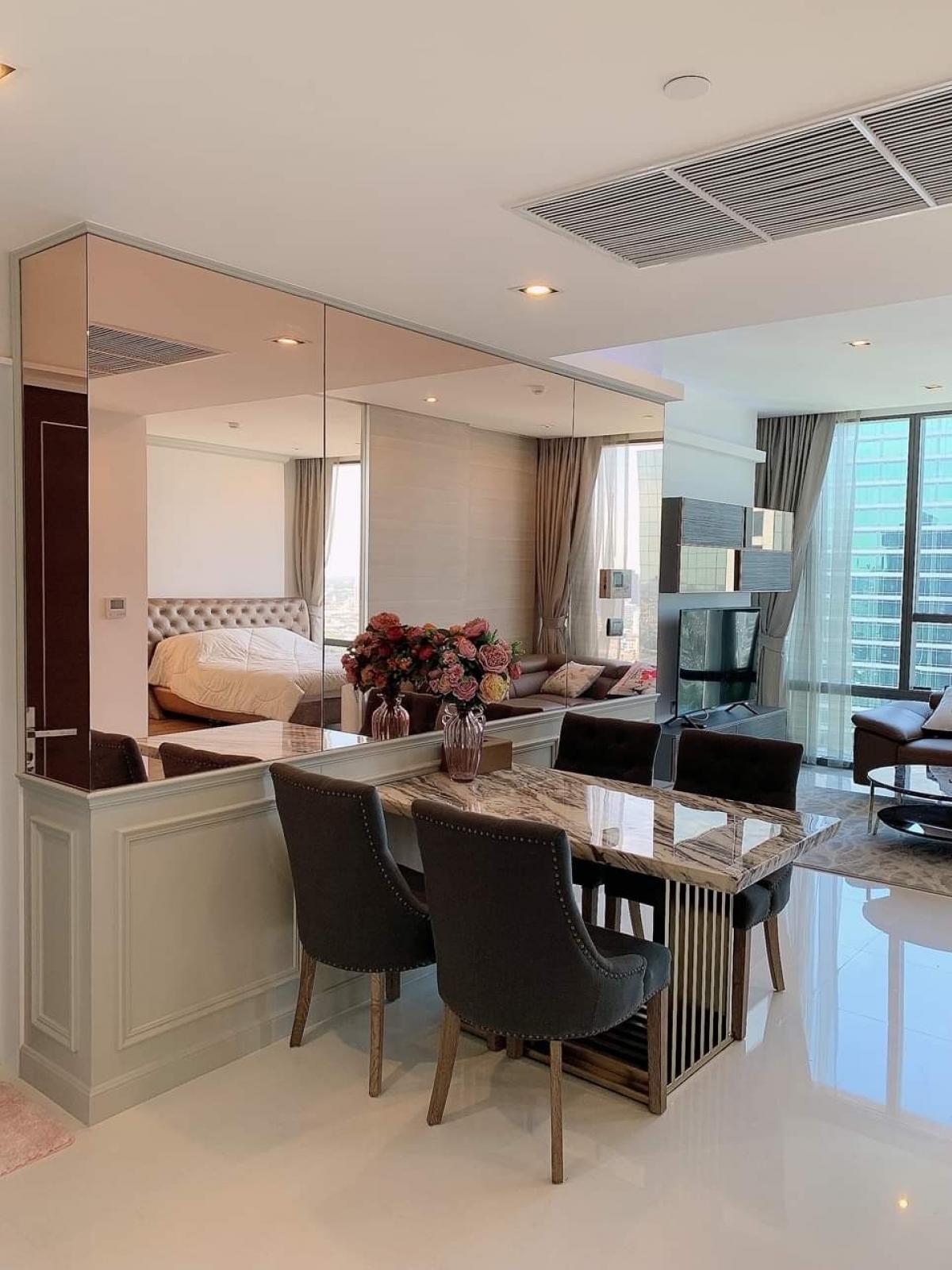 Risa06858 Condo for rent The Bangkok Sathorn 64.4 sq m, 28th floor, only 45,000 baht – รูปที่ 3