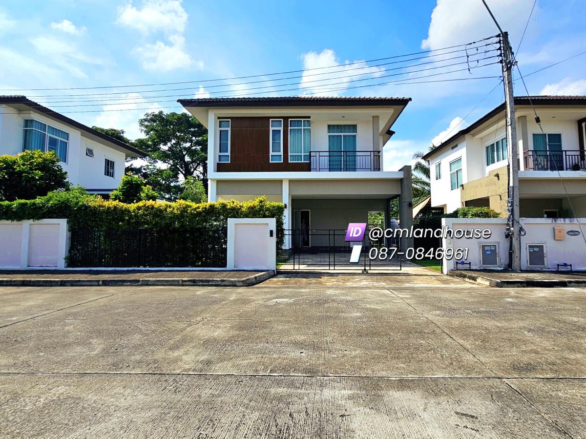 บ้านสวย อายุ 4 ปี บ้านอรสิริน11 หน้า ม.แม่โจ้ ใกล้ม. แม่โจ้ 1.5 กม ใกล้ รพ.สันทราย 2.5 กม เข้าตัวเมือง 10 กม