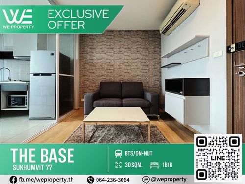 ห้องสวยวิวเมือง เฟอร์ฯครบ⭐The Base Sukhumvit 77 (เดอะ เบส สุขุมวิท 77)