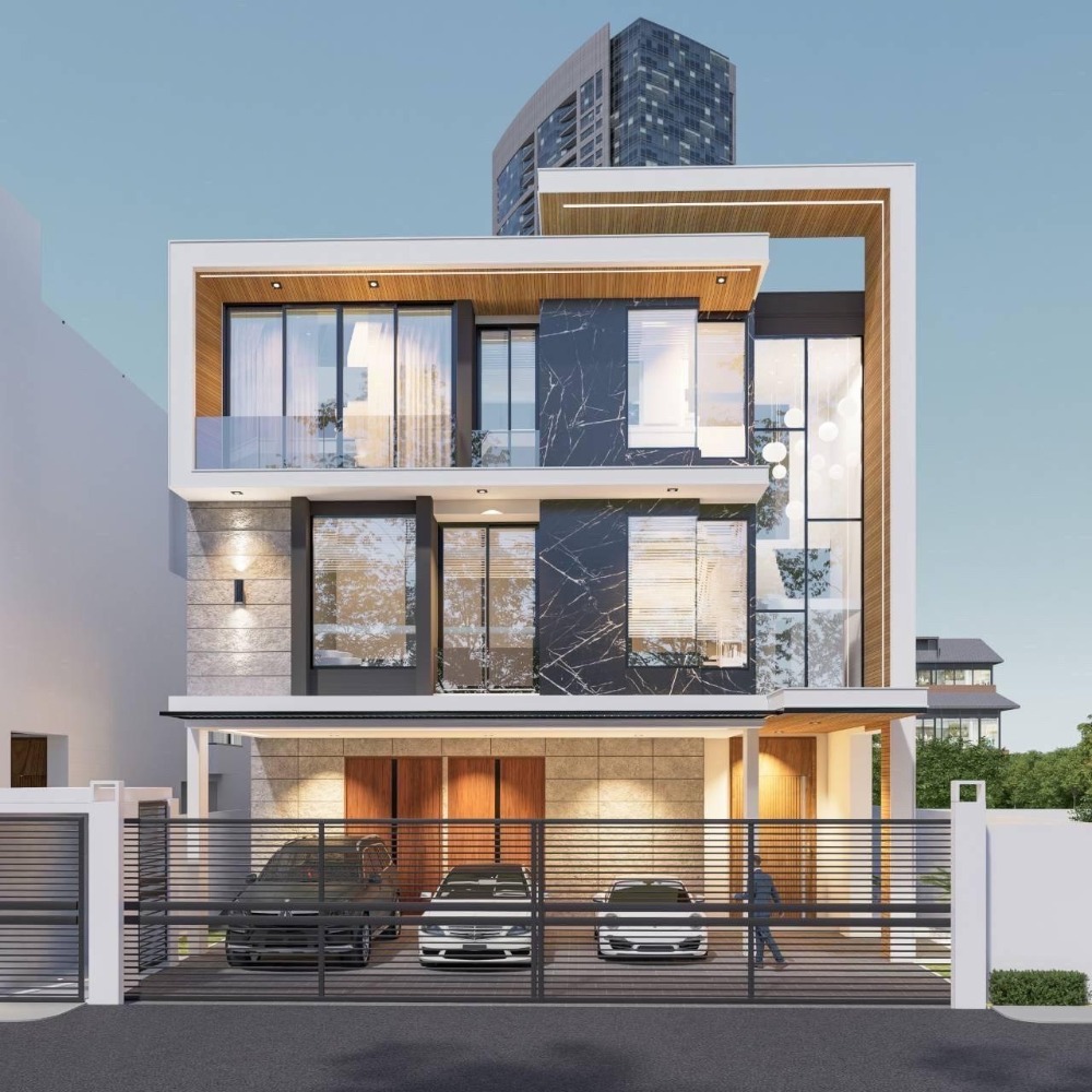 Modern Luxury Pool Villa, the most luxurious in the best prime location, area over 110 square wah with a usable area of over 800 square meters, designed in a Super Luxury style that will make the receive deep happiness and the highest pride. Modern Luxury Pool Villa, the most luxurious in the best prime location, area over 110 square wah with a usable area of over 800 square meters, designed in a Super Luxury style that will make the receive deep happiness and the highest pride.