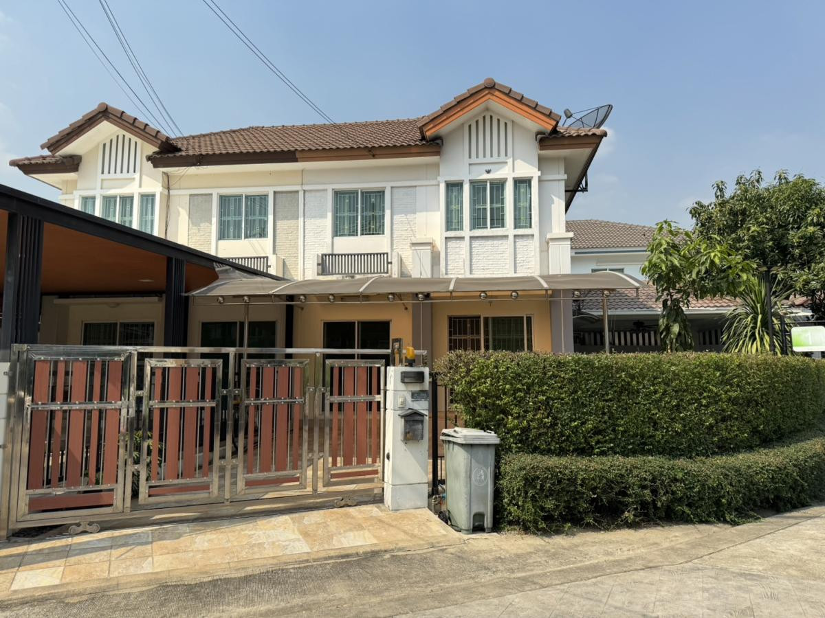 For Sale House , Pruksa Ville 32 Rama 2 , corner unit , wide frontage , Samae Dam , Bang Khun Thian , Bangkok , CX-90456