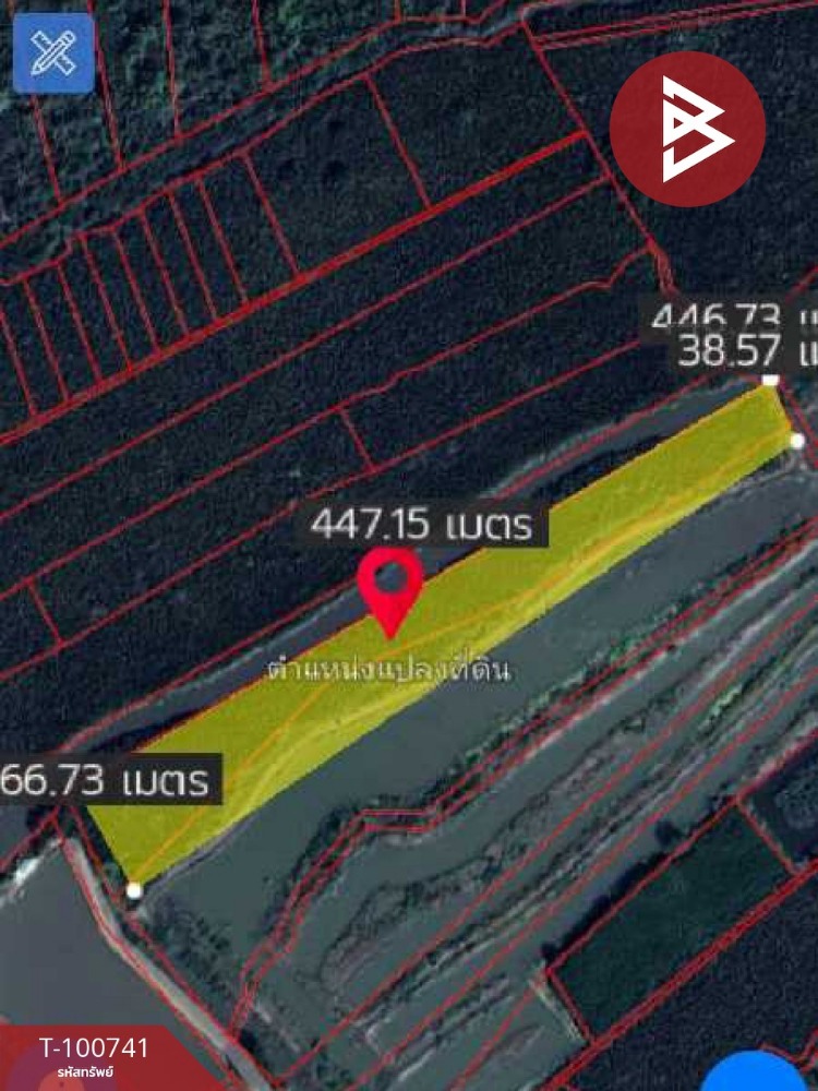 Urgent sale of vacant land, area 9 rai 2 ngan 27.9 sq.wa, Laem Yai, Samut Songkhram – รูปที่ 2