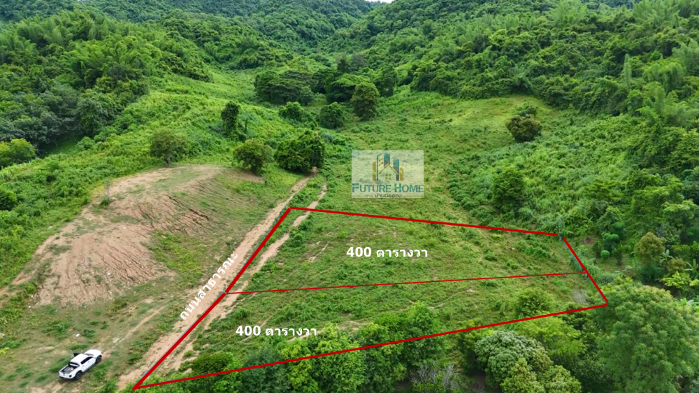🔥Empty land, beautiful view in the middle of the mountains, near Bangkok, very cheap price, cash - installments available, 400 square meters – รูปที่ 3