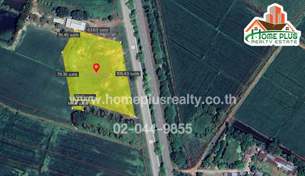 ที่ดินติดถนนหมายเลข11 ใกล้ร้านพิสิฐพันธุ์ ตำบลวัดตายม อำเภอบางกระทุ่ม จังหวัดพิษณุโลก – รูปที่ 2