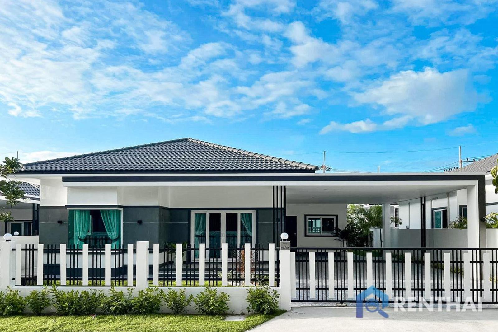 บ้านพร้อมเฟอร์นิเจอร์ครบครัน 3 ห้องนอน โป่ง, พัทยา อยู่ใกล้โรงเรียนนานาชาติ ใกล้มอเตอร์เวย์ สะดวกในการเดินทาง