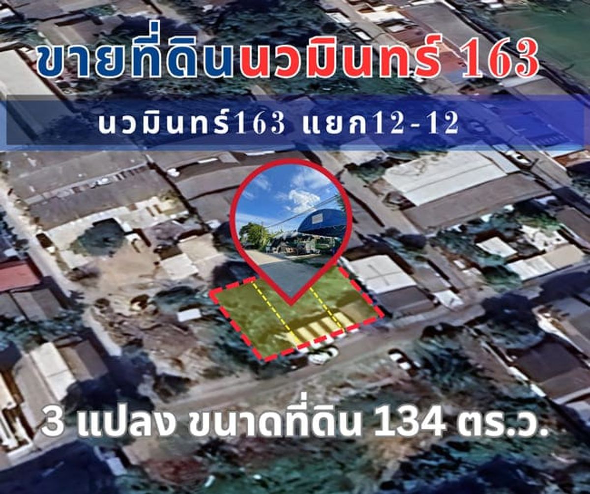 Urgent sale!!! Beautiful land, cheap price, good location (Nawamin 163), near the BTS station, Km. 8 – รูปที่ 3