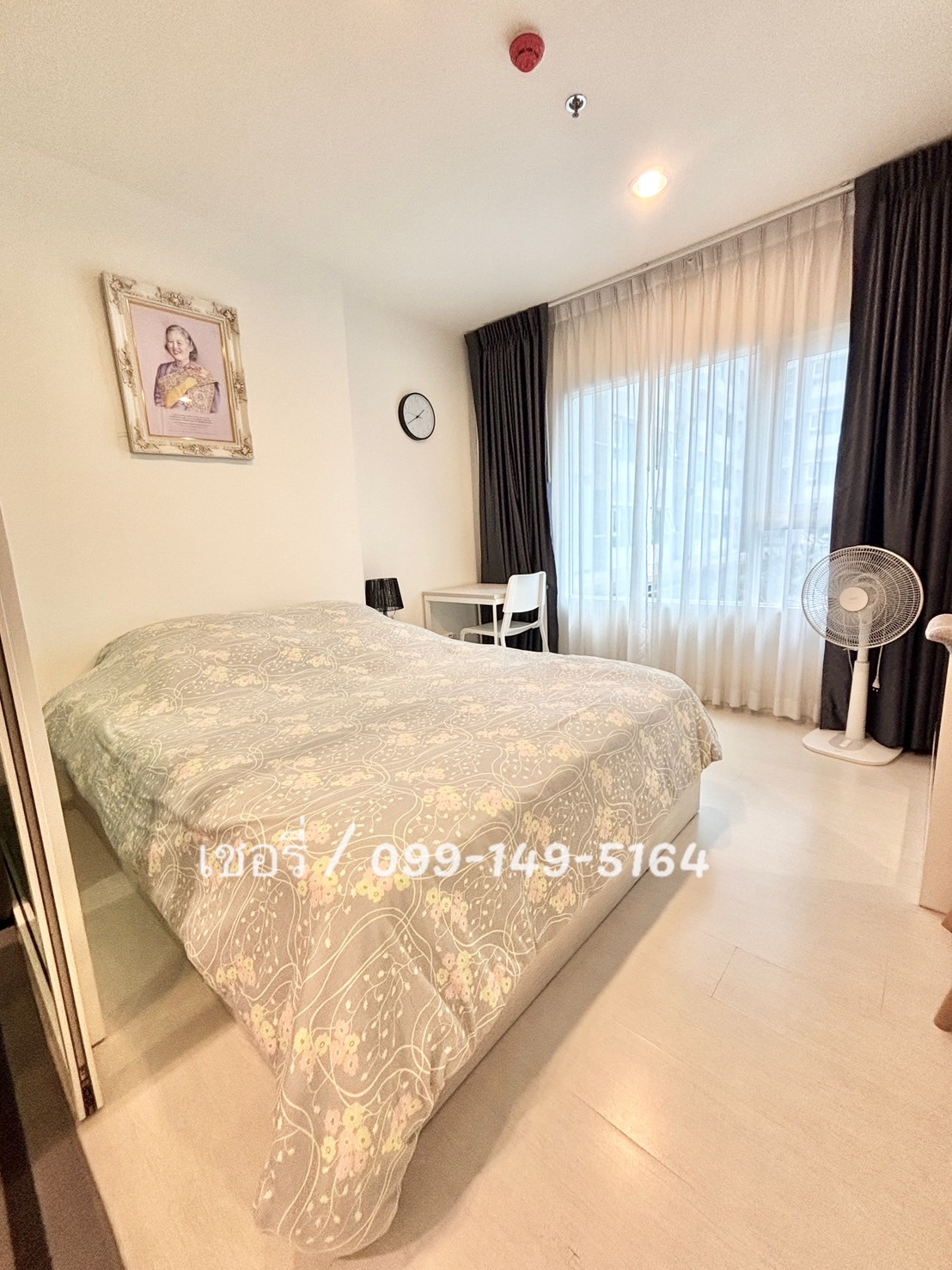 ASPIRE ERAWAN condo rental, next to BTS Erawan, very beautiful room, never rented Built -in, full of all furniture chandeliers Full central / call 099-149-5164 – รูปที่ 3