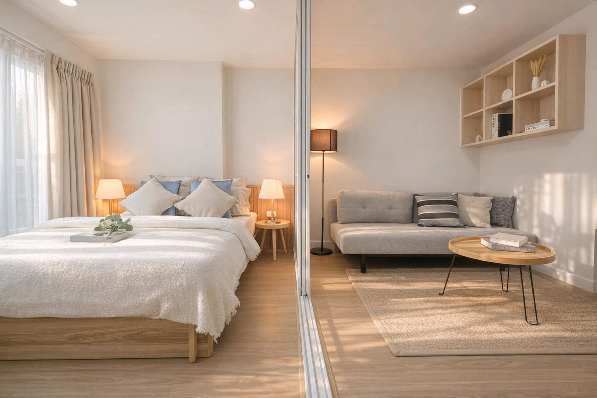 🌷Here it is, end of month with the cutest room🌷 Installment starts at only 7,xxx baht🌈Fully furnished, just bring your bags and youre ready to move in🏠 🌷Here it is, end of month with the cutest room🌷 Installment starts at only 7,xxx baht🌈Fully furnished, just bring your bags and youre ready to move in🏠