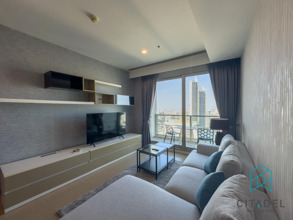 The River by Raimon Land - High Floor 2 Beds Condo for Rent Facing IconSiam! – รูปที่ 3