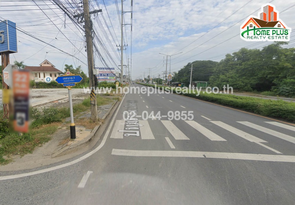 Land in Soi Suphaphon Village near Makro Pathum Thani branch, Sam Khok District, Pathum Thani, area 110 square wah – รูปที่ 4