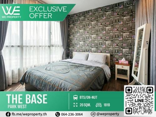 Beautiful room as advertised, fully furnished⭐The Base Park West (The Base Park West Sukhumvit 77)
