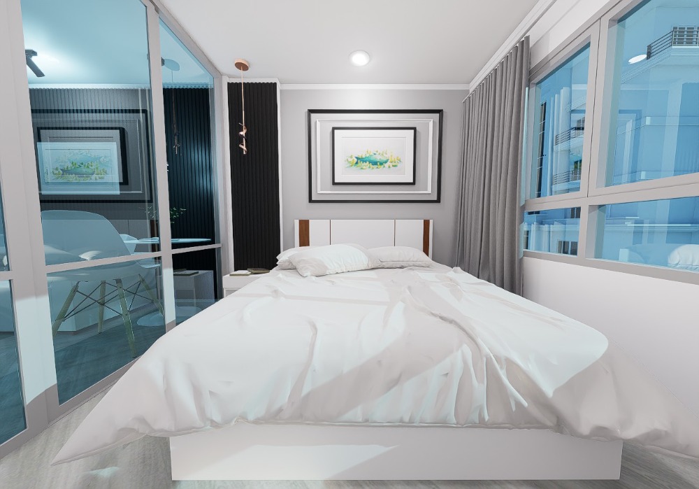 ห้องสวยรีโนเวทใหม่ เฟอร์ฯครบ⭐Lumpini Ville Sukhumvit 77 Phase 2 (ลุมพินี วิลล์ สุขุมวิท 77 เฟส 2) – รูปที่ 4