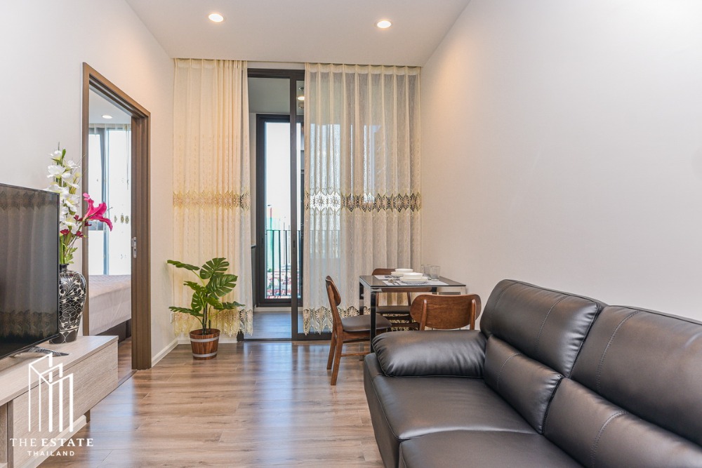 For rent Whizdom Essence ชั้นสูง ทิศใต้ วิวโล่ง แต่งครบ 34.03 sq.m. 1 bedroom @23,000 Baht – รูปที่ 2