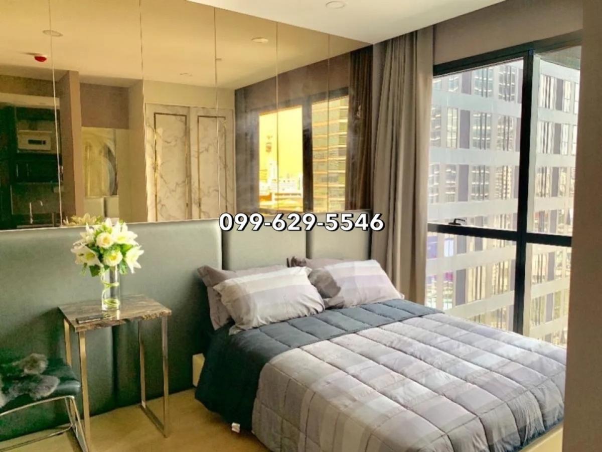 📍Ashton Chula Silom✨ High floor, beautiful room, size 24 sq m, built-in furniture, complete electrical appliances, call 099-629-5546 urgently, the room will go quickly🔥