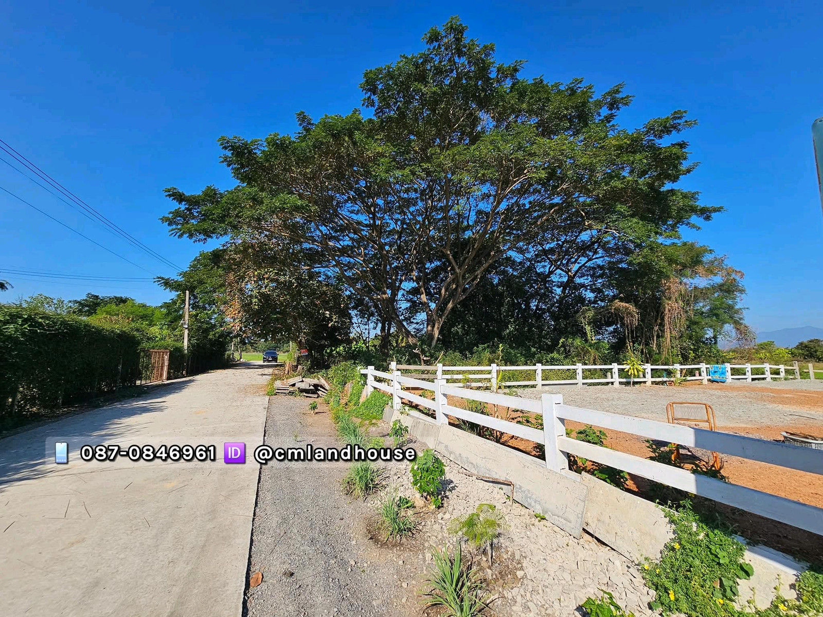 Beautiful view land, 236 sq.w., very cheap, 10,000 per sq.w., opposite Hang Dong Hospital, beautiful land, filled in, has electricity, water, good concrete road. – รูปที่ 3