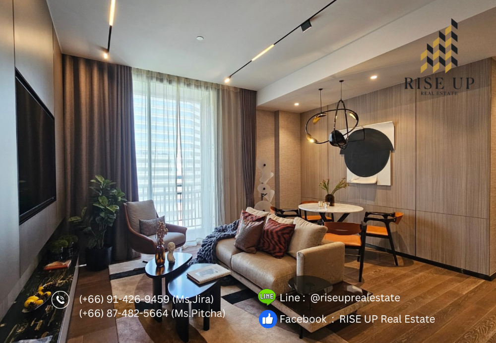 🐶🐱 Pet friendly Condo for rent 📣 Muniq Langsuan, 2 Bedroom , 3 Bathroom , 86 sq.m. 🔥 150,000 Baht/Month🔥 – รูปที่ 2