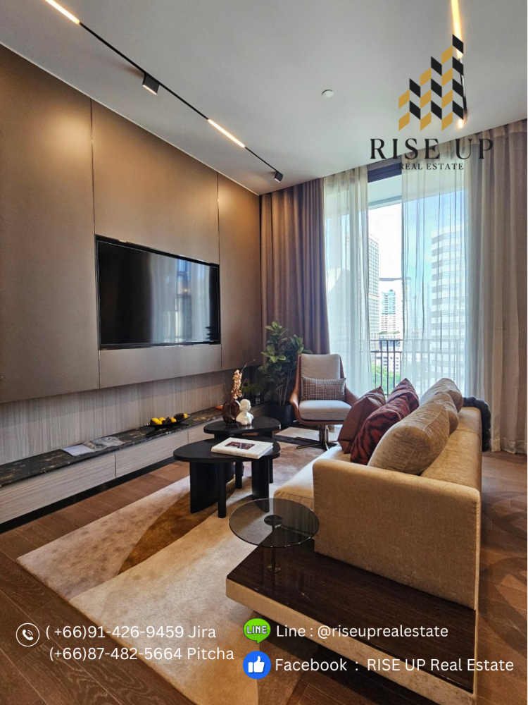 🐶🐱 Pet friendly Condo for rent 📣 Muniq Langsuan, 2 Bedroom , 3 Bathroom , 86 sq.m. 🔥 150,000 Baht/Month🔥 – รูปที่ 4