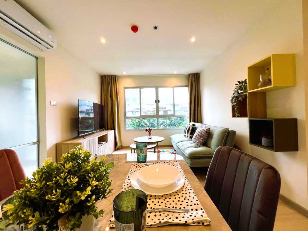🌈For rent: Condo Lumpini ville Ramkhamhaeng 60/2, newly renovated, beautiful, ready to move in.