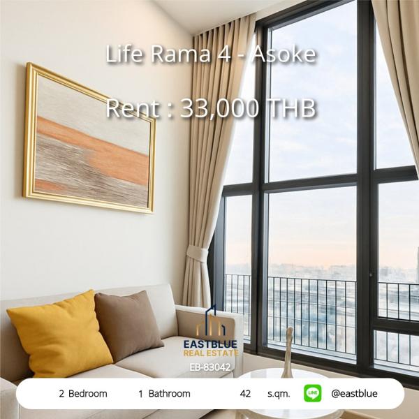 11/08/2026, 🏠 เช่า คอนโด 2 ห้องนอน 33,000 บาท/เดือน 0642748883