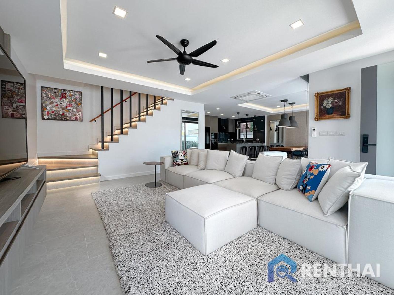 3 bedroom single house in Zensiri Midtown Villa, Pattaya, 18.5 Mb, Luxury Amenities, Fully Furnished, Ready to Move in – รูปที่ 3