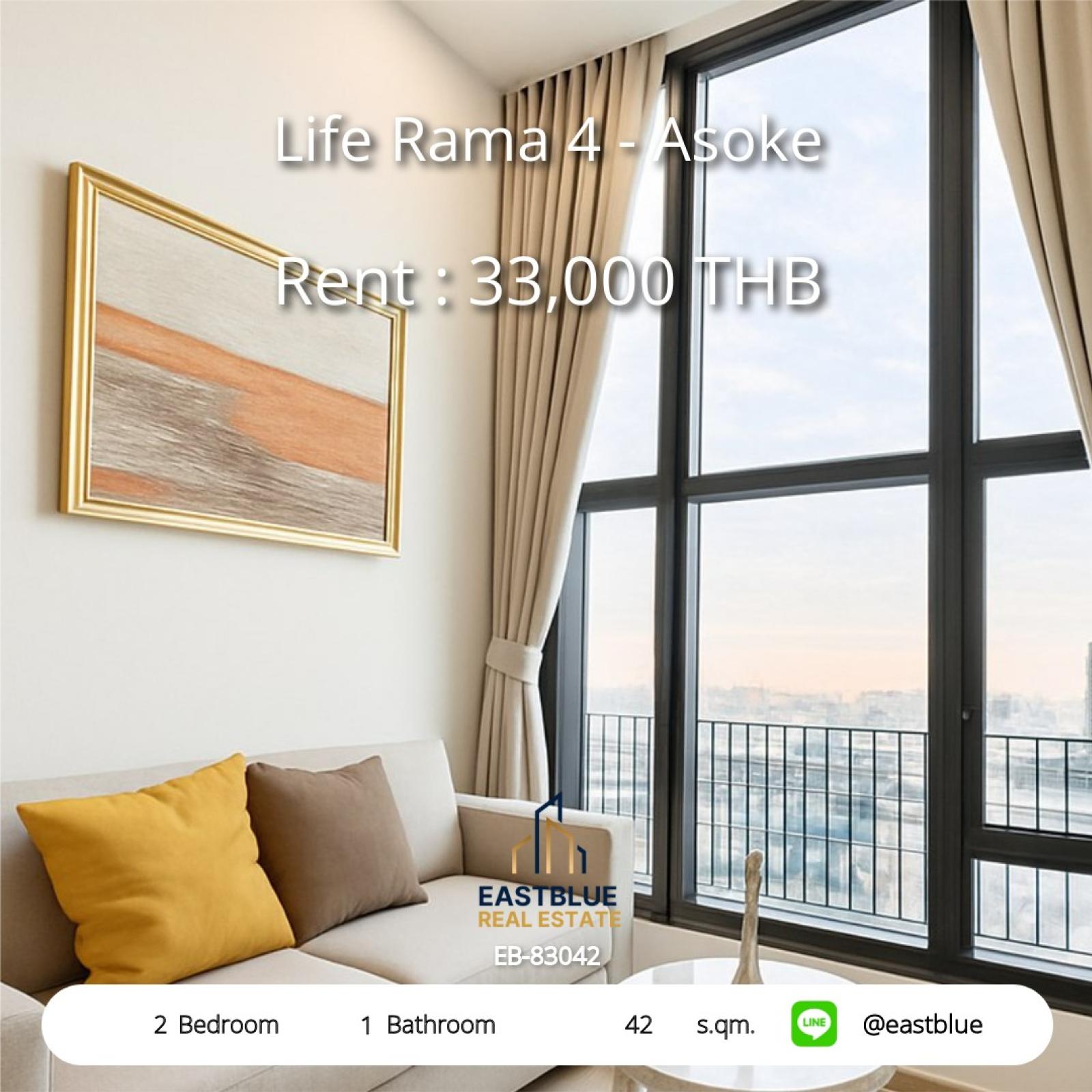 Life Rama 4 - Asoke, 2 bed, 32000 per month Life Rama 4 - Asoke, 2 bed, 32000 per month
