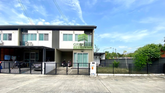 Pruksa Village 144 Rangsit Bang Phun 3, urgent sale, 2-storey townhouse, area 34.10 sq m, corner plot, good location