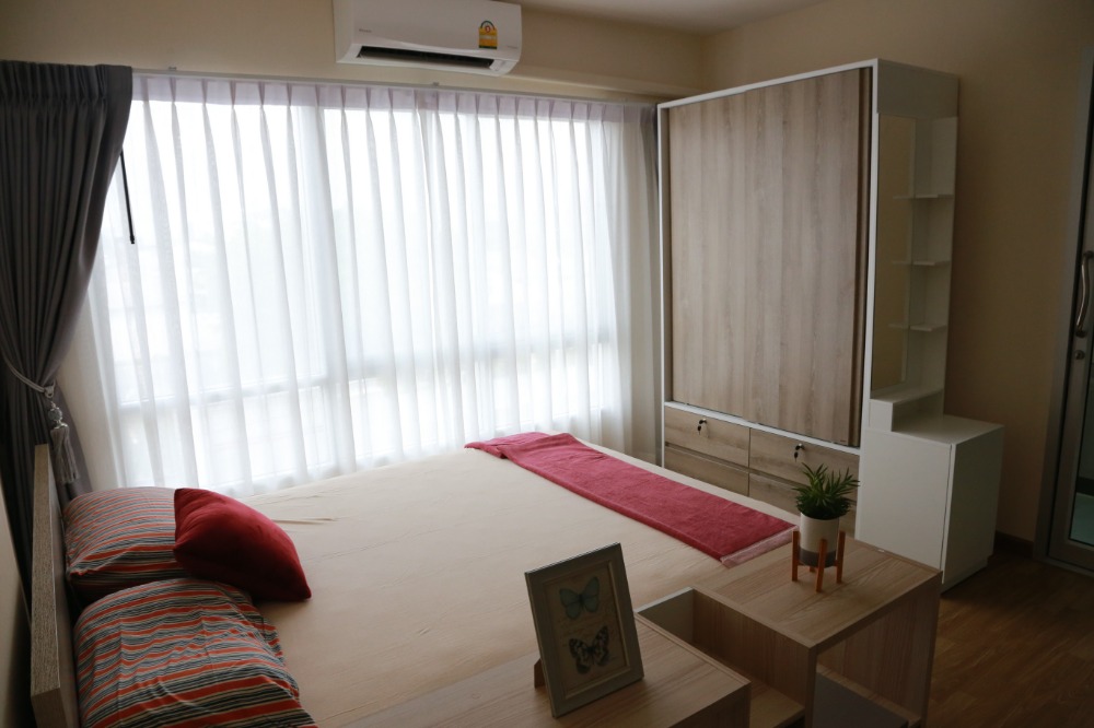 บีคอนโด ม.กรุงเทพ ตึก A ติดถนนใหญ่ - เฟอร์ฯครบ คุณภาพชีวิตดี – รับเฉพาะผู้เช่าสตรี – รูปที่ 3