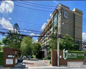 🔥 Exclusive Sale: Resort-Style Condo at Metroluxe Ratchada 💥 (RB422)