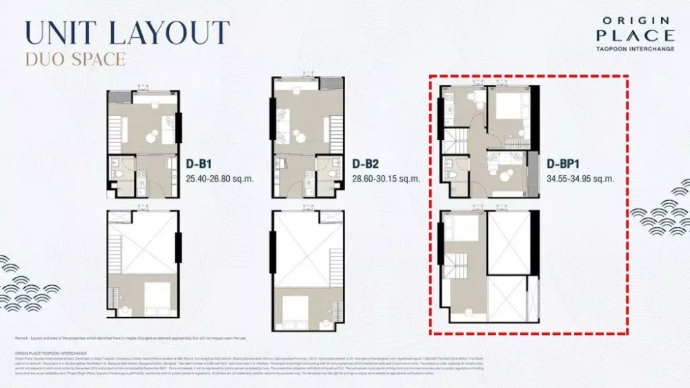 1 BedPlus Condo for sale, Origin Place Taopoon Interchange, Origin Place Taopoon Interchange, Taopoon Station, approximately 350 meters. – รูปที่ 2