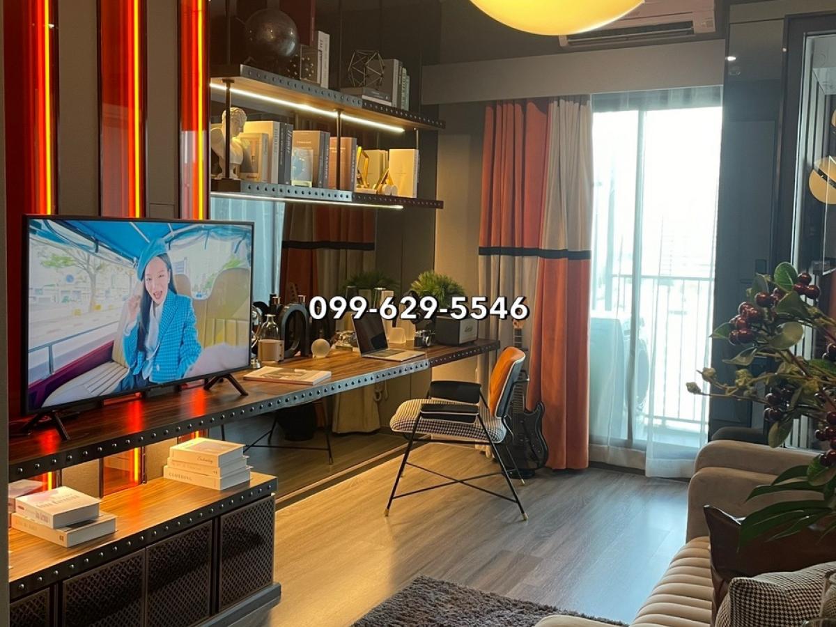 📍IDEO CHULA SAMYAN✨ ชั้นสูง ห้องสวย ขนาด 34 ตรม เฟอร์นิเจอร์บิ้วอิน มีเครื่องใช้ไฟฟ้าครบ โทร 099-629-5546 ด่วน ห้องไปไว🔥 – รูปที่ 2