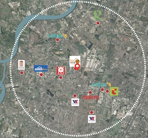 ขายที่ทำเลทองในเมืองทองธานี ติดกับโครงการ Beehive ใกล้กับ Impact เมืองทองเพียง 2 กม – รูปที่ 2