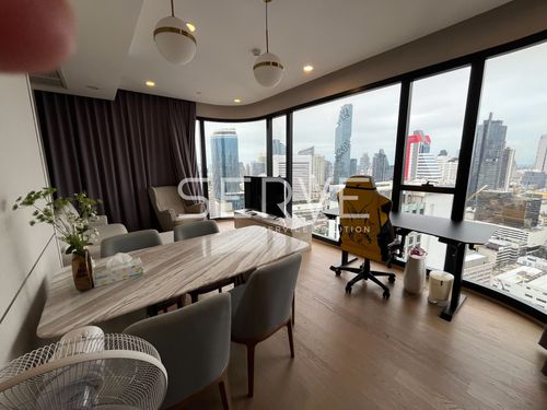 Nice Room 2 Beds Good Location MRT Sam Yan 180 m. and Samyan Mitrtown Mall @ Ashton Chula-Silom