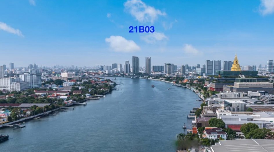 ♦ Chao Phraya River view ♦ ชั้น 20+ 87.20 ตร.ม. | 2 ห้องนอน 2 ห้องน้ำ | คอนโดใกล้ โรงเรียนอนุบาลสาริน 3 นาที, เกทเวย์ แอท บางซื่อ 7 นาที – รูปที่ 3